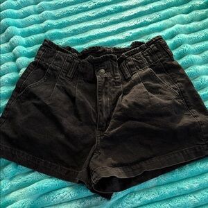 American Eagle Outfitters Black High Waist Shorts